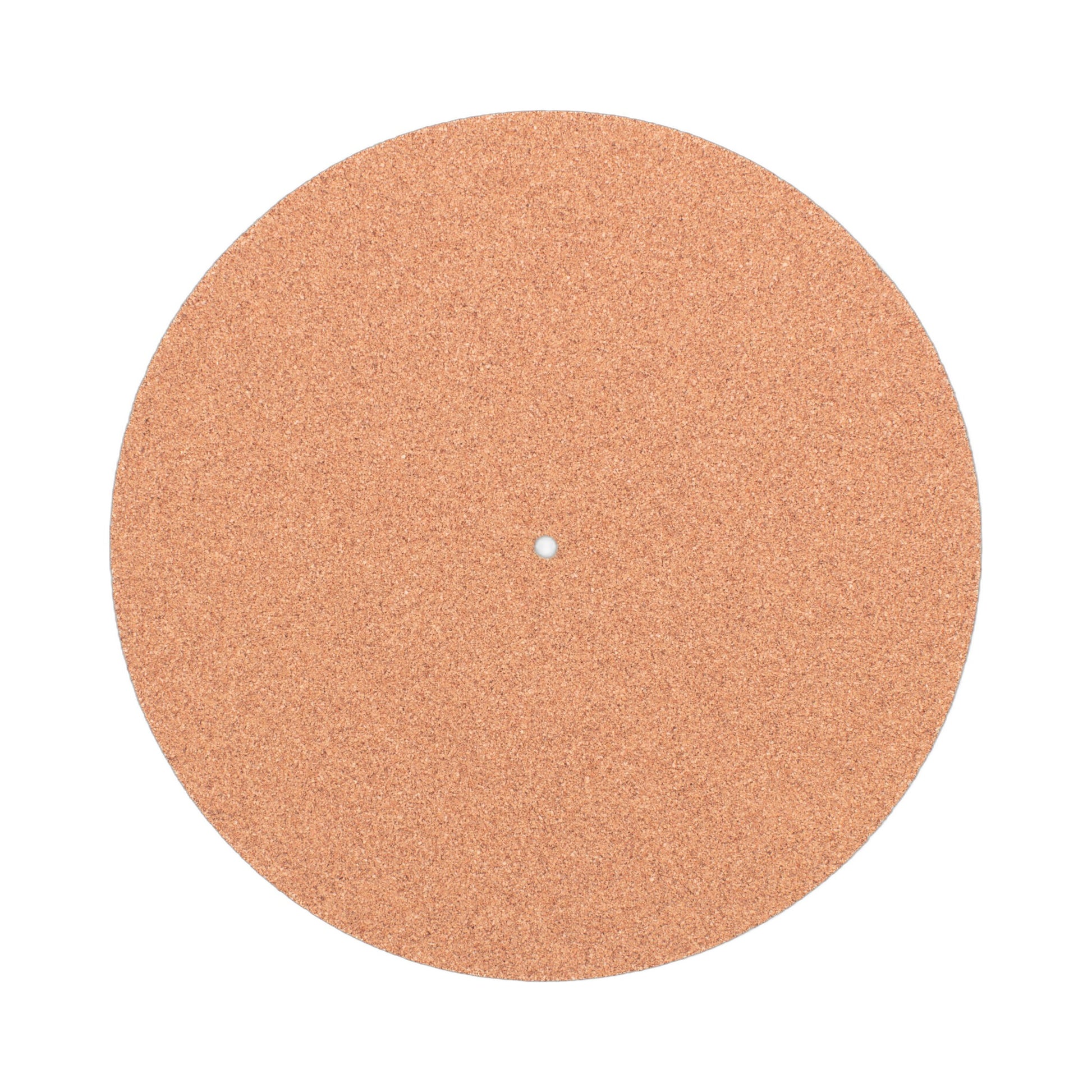 Analogis Mat Two Korkmatte Plattentellerauflage aus Naturkork mit Spindelloch Draufsicht