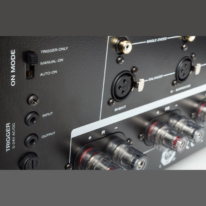 Anthem MCA 525 GEN 2 5-Kanal-Endstufe Anschlussfeld mit XLR, Cinch, Trigger und Lautsprecherklemmen