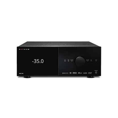 Anthem MRX 540 8K AV-Receiver Frontansicht mit Display und Lautstärkeregler