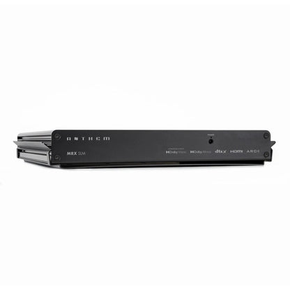 Anthem MRX-SLM AV-Receiver Frontansicht 2 mit angesetzter Wand- und Rackhalterung