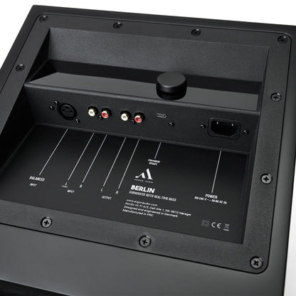 Argon Audio Berlin Sub 10 Aktiv-Subwoofer Schwarz Anschlussfeld