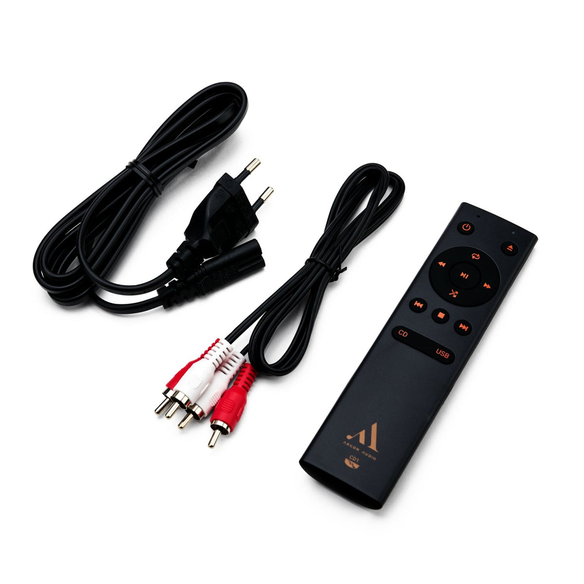 Argon Audio CD1 CD-Player Schwarz Lieferumfang