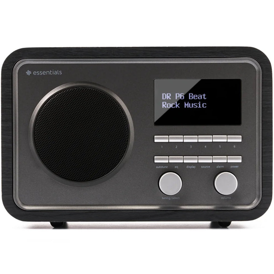 Argon Audio Essentials Radio1 DAB+ Radio in Schwarz, Frontansicht