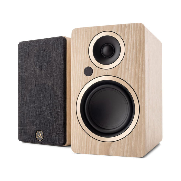 Argon Audio Fenris A4 Aktivlautsprecher Esche Stereopaar mit und ohne Frontabdeckung