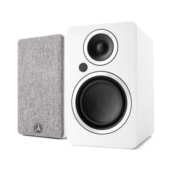Argon Audio Fenris A4 Aktivlautsprecher weiss Stereopaar mit und ohne Frontabdeckung