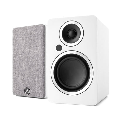 Argon Audio Fenris A4 Aktivlautsprecher weiss Stereopaar mit und ohne Frontabdeckung