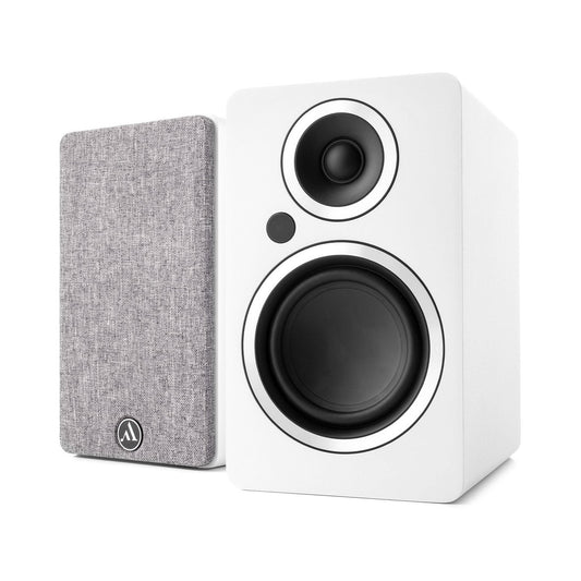 Argon Audio Fenris A4 Aktivlautsprecher weiss Stereopaar mit und ohne Frontabdeckung