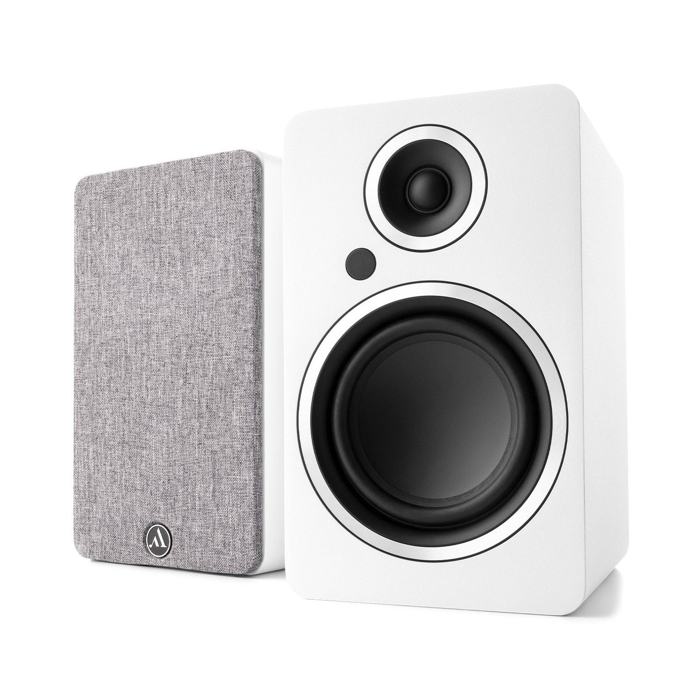 Argon Audio Fenris A5 Aktivlautsprecher weiss Stereopaar mit und ohne Frontabdeckung