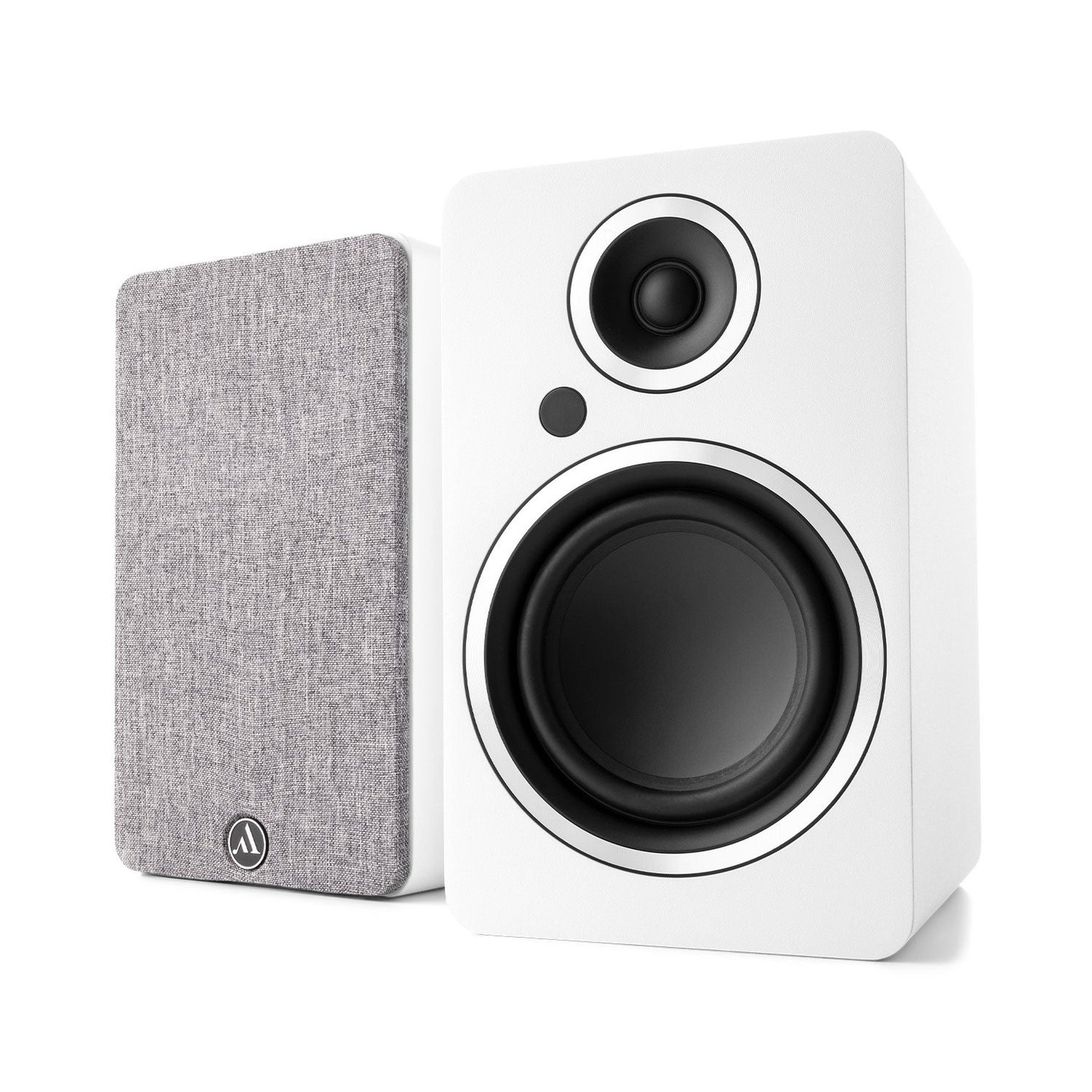 Argon Audio Fenris A5 Aktivlautsprecher weiss Stereopaar mit und ohne Frontabdeckung
