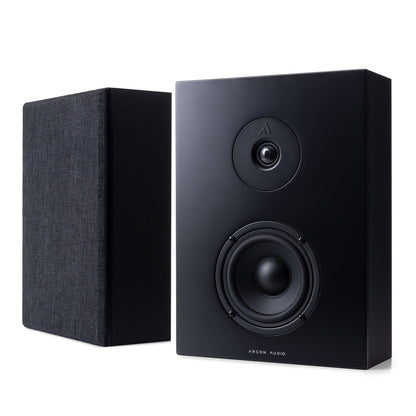 Argon Audio Forus 4 Wall Wandlautsprecher schwarz Stereopaar mit und ohne Frontabdeckung