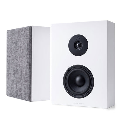 Argon Audio Forus 4 Wall Wandlautsprecher weiss Stereopaar mit und ohne Frontabdeckung