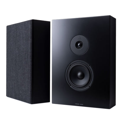 Argon Audio Forus 5 Wall Wandlautsprecher schwarz Stereopaar mit und ohne Frontabdeckung