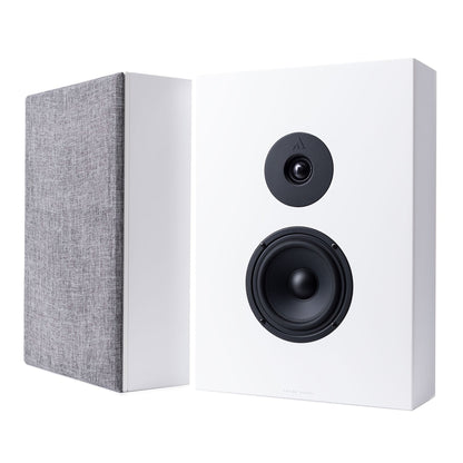Argon Audio Forus 5 Wall Wandlautsprecher weiss Stereopaar mit und ohne Frontabdeckung