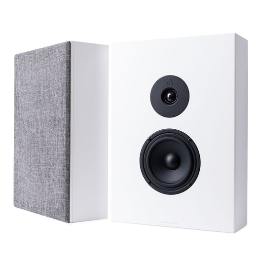 Argon Audio Forus 5 Wall Wandlautsprecher weiss Stereopaar mit und ohne Frontabdeckung