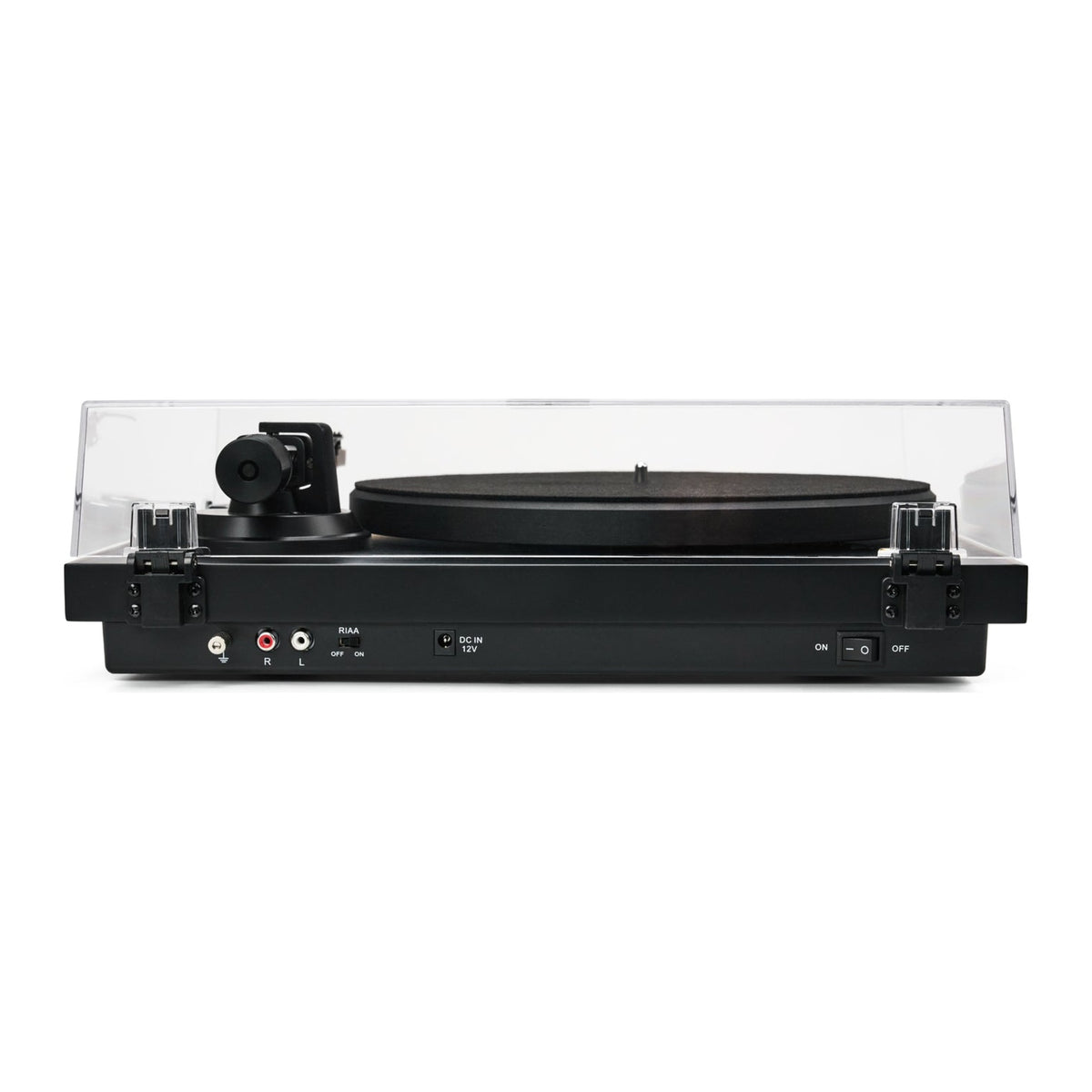 Argon Audio TT-MK2 Plattenspieler Schwarz Rückansicht