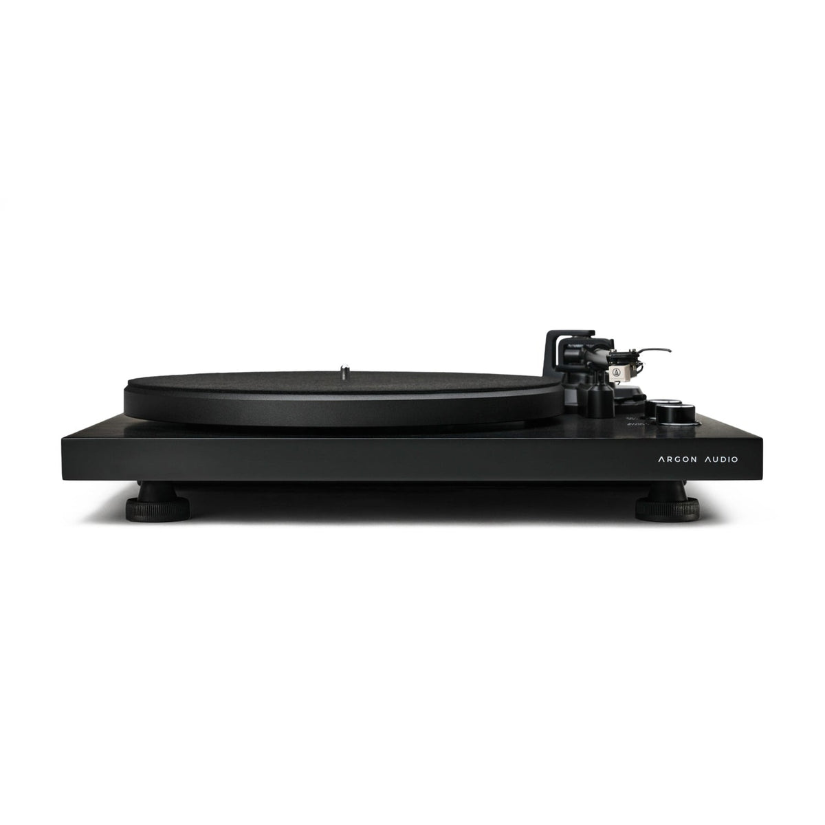 Argon Audio TT-MK2 Plattenspieler Schwarz Seitenansicht