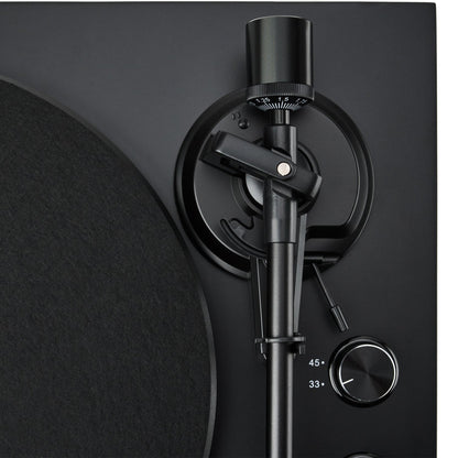 Argon Audio TT-MK2 Plattenspieler Schwarz Tonarmlager Detailansicht