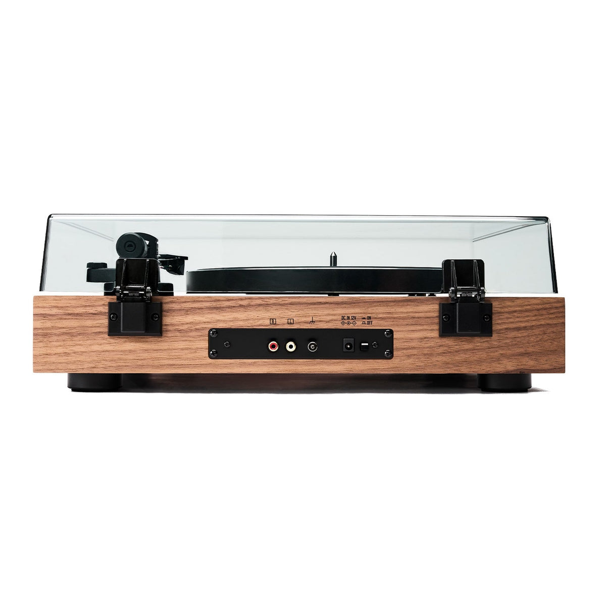 Argon Audio TT Signature Plattenspieler Nussbaum Rückansicht