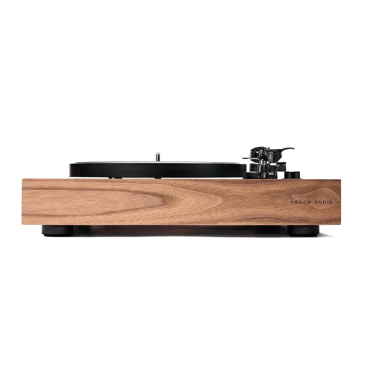 Argon Audio TT Signature Plattenspieler Nussbaum Seitenansicht