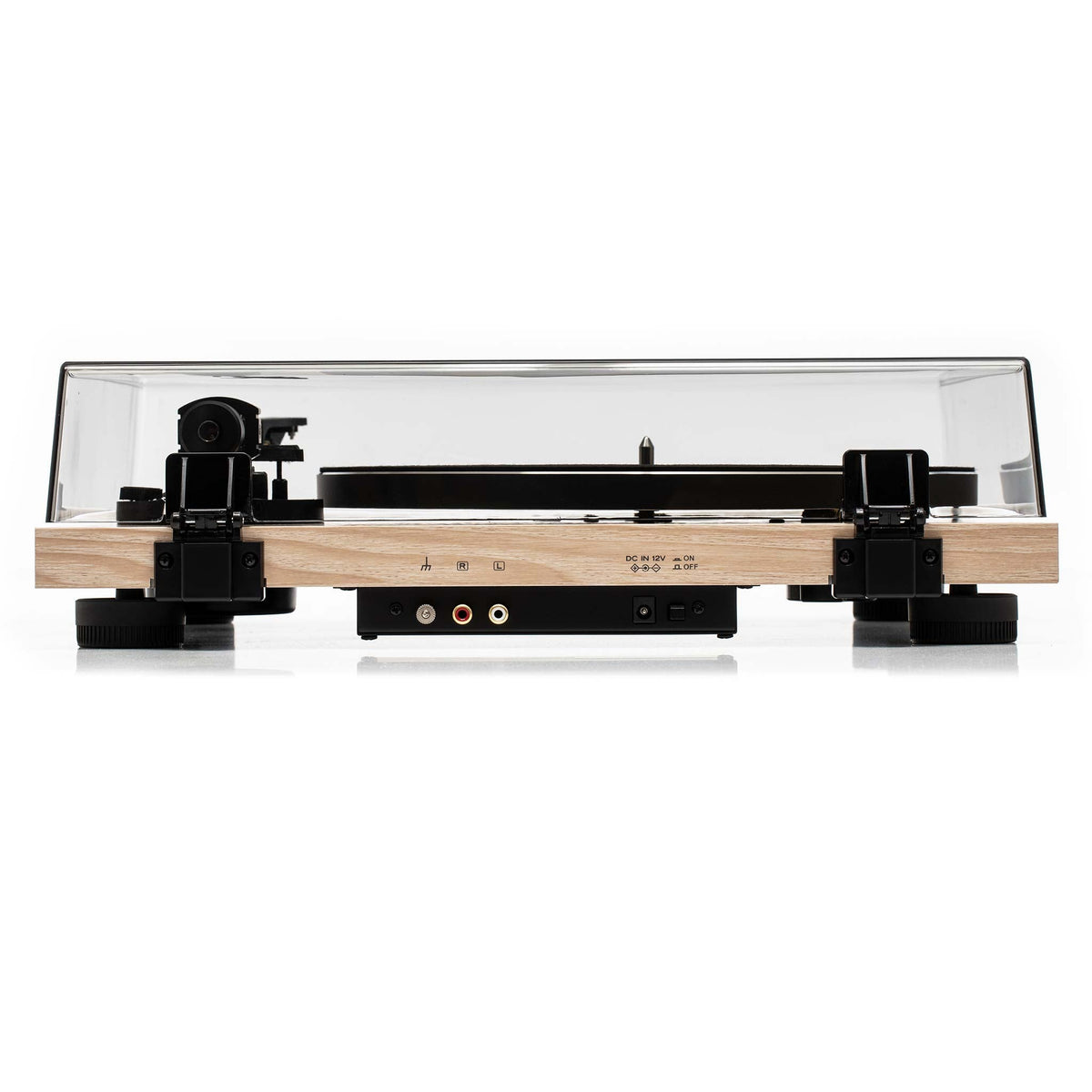 Argon Audio TT3 Plattenspieler Esche Rückansicht