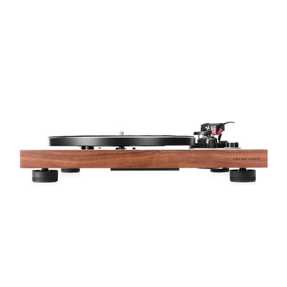 Argon Audio TT3 Plus Plattenspieler Nussbaum Seitenansicht