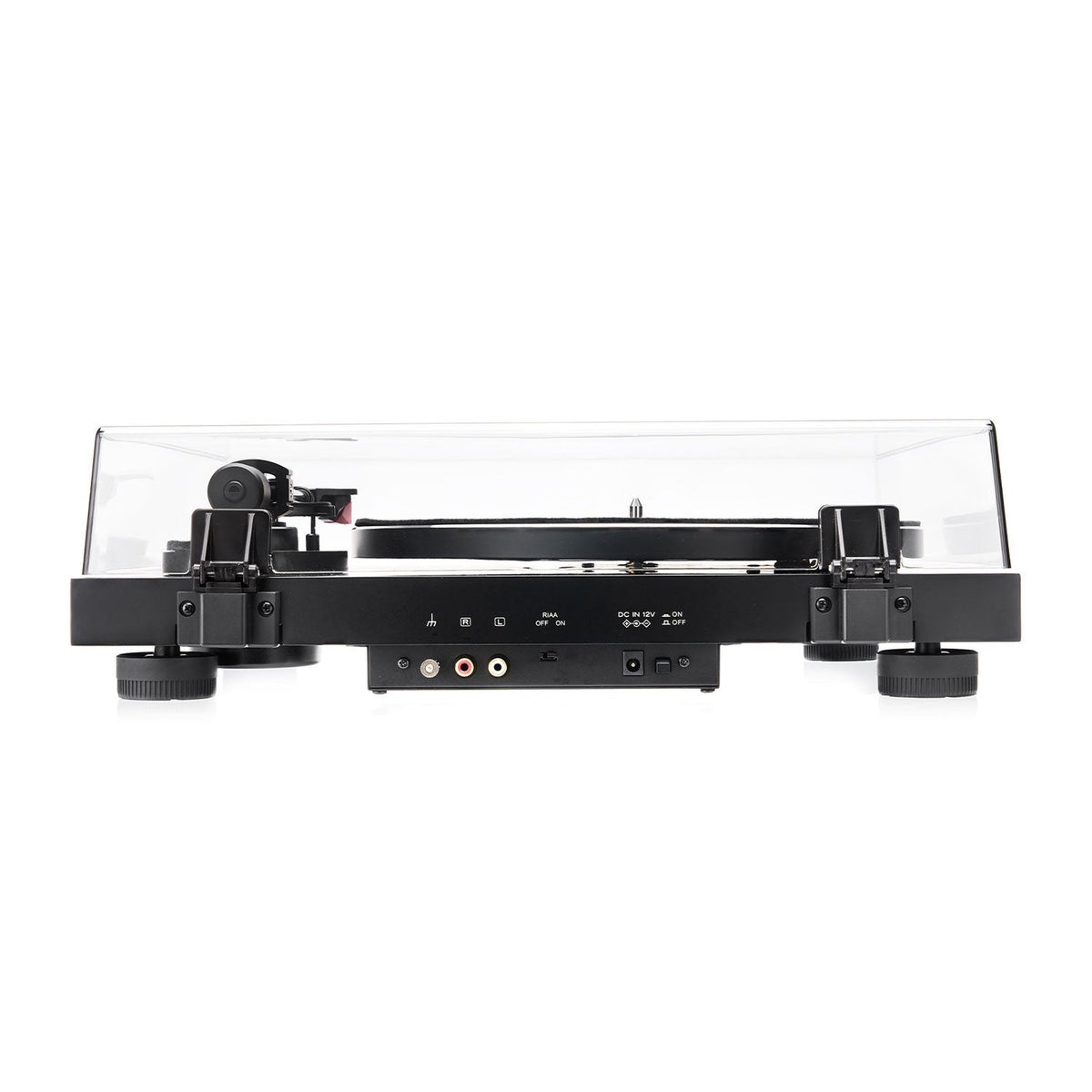 Argon Audio TT3 Plus Plattenspieler Schwarz Rückansicht
