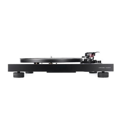 Argon Audio TT3 Plus Plattenspieler Schwarz Seitenansicht