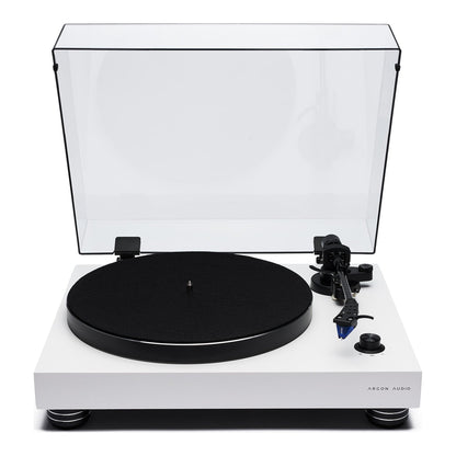 Argon Audio TT4 MK2 Plattenspieler Weiss Frontansicht