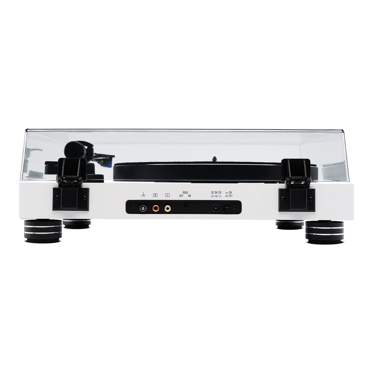 Argon Audio TT4 MK2 Plattenspieler Weiss Rückansicht