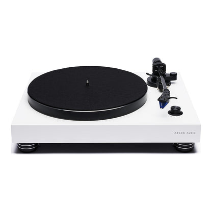 Argon Audio TT4 MK2 Plattenspieler Weiss Schrägansicht