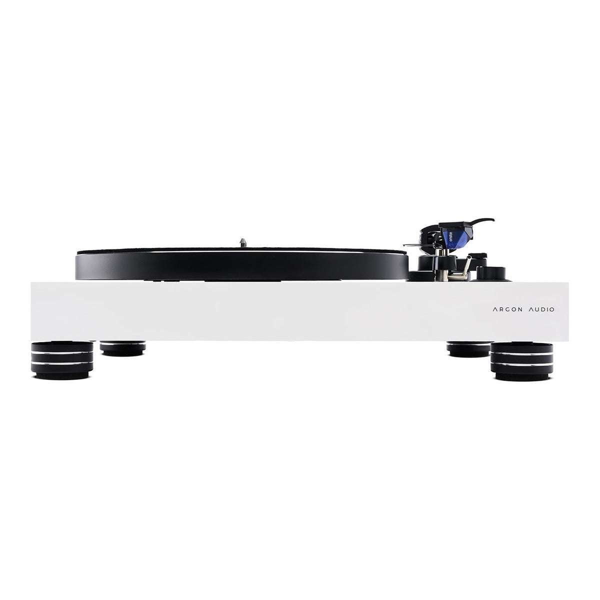 Argon Audio TT4 MK2 Plattenspieler Weiss Seitenansicht