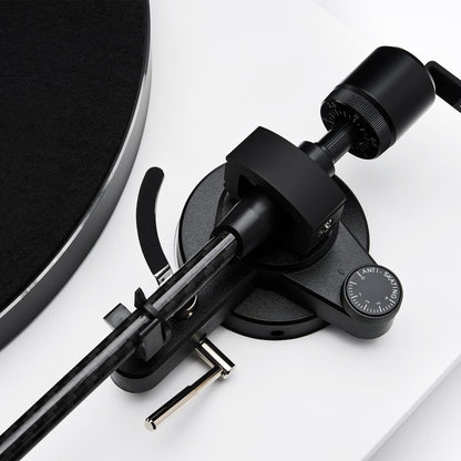 Argon Audio TT4 MK2 Plattenspieler Weiss Tonarm Detailansicht