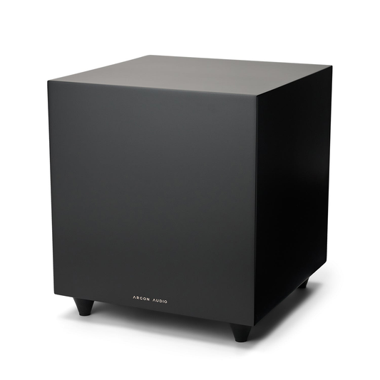 Argon Audio Berlin Sub 12 Aktiv-Subwoofer in Schwarz, Frontansicht
