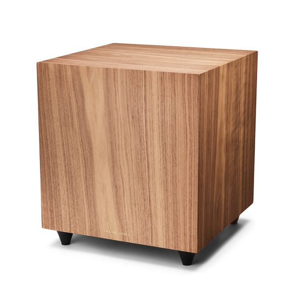 Argon Audio Berlin Sub 12 Aktiv-Subwoofer in Holz, Frontansicht
