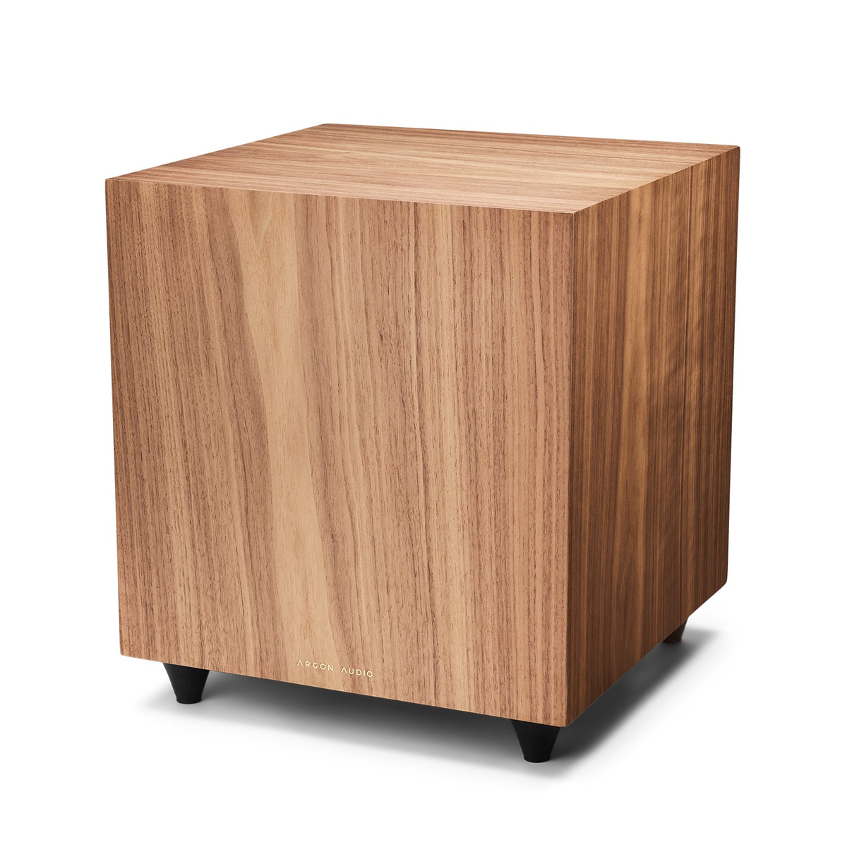 Argon Audio Berlin Sub 12 Aktiv-Subwoofer in Holz, Frontansicht