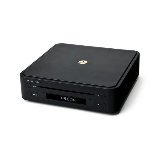 Argon Audio CD1 CD-Player in Schwarz, Frontansicht