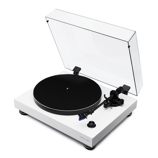 Argon Audio TT4 MK2 Plattenspieler in Weiss, Frontansicht