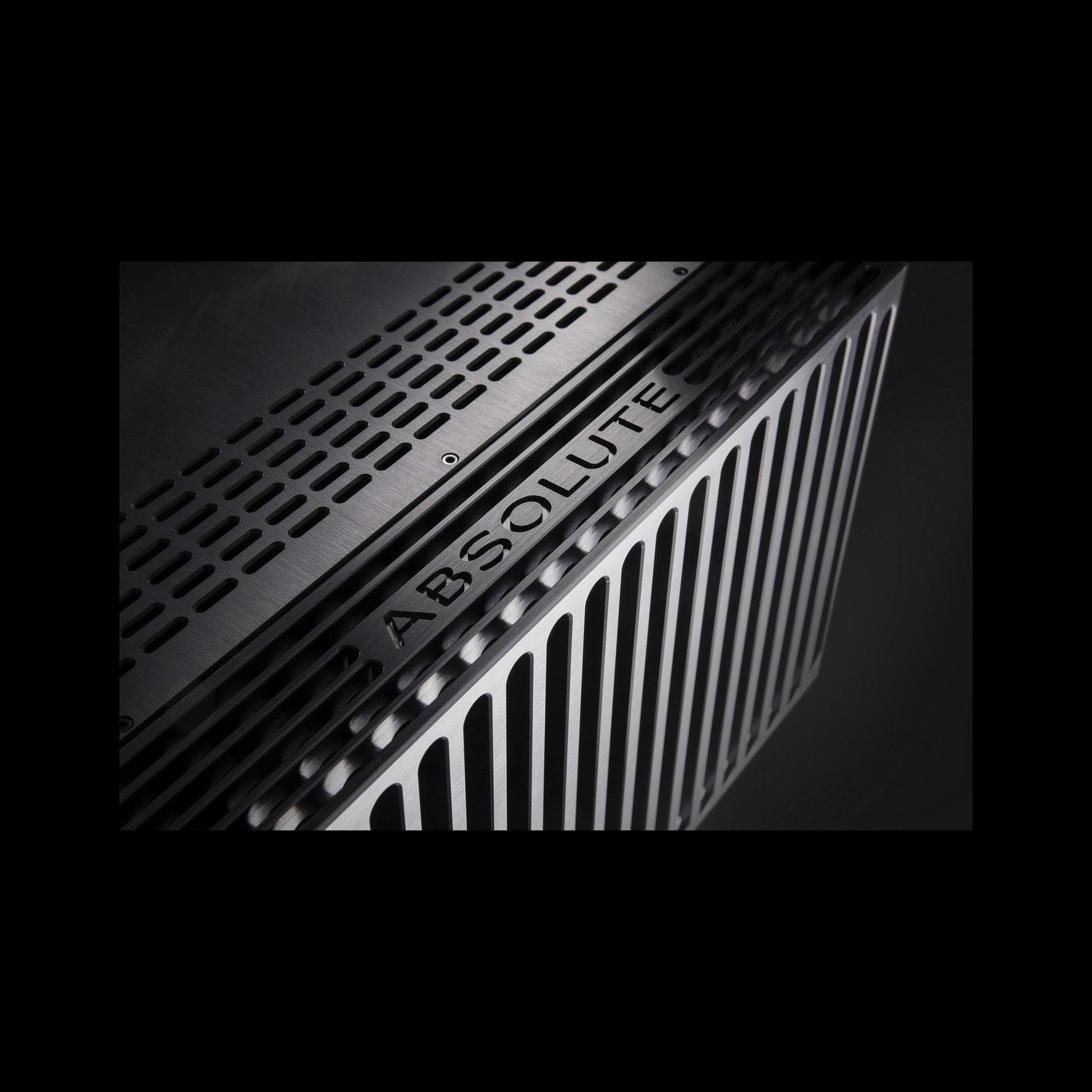 Audio Analogue ABsolute PA 3.0 Stereo-Endstufe Schwarz, Detailansicht Kühlrippen