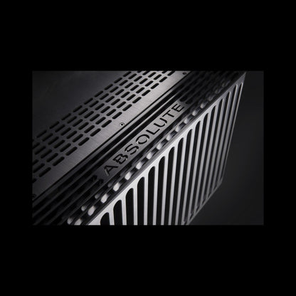 Audio Analogue ABsolute PA 3.0 Stereo-Endstufe Schwarz, Detailansicht Kühlrippen