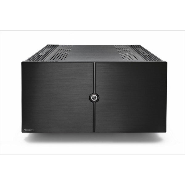 Audio Analogue ABsolute PA 3.0 Stereo-Endstufe Schwarz, Frontansicht
