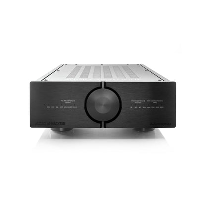 Audio Analogue Pure AAPhono Phono-Vorverstärker Schwarz, Frontansicht mit MM- und MC-Anpassung