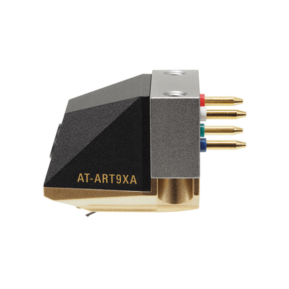 Audio-Technica AT-ART9XA MC-Tonabnehmer Anschlussfeld mit vier farbcodierten Anschlusspins