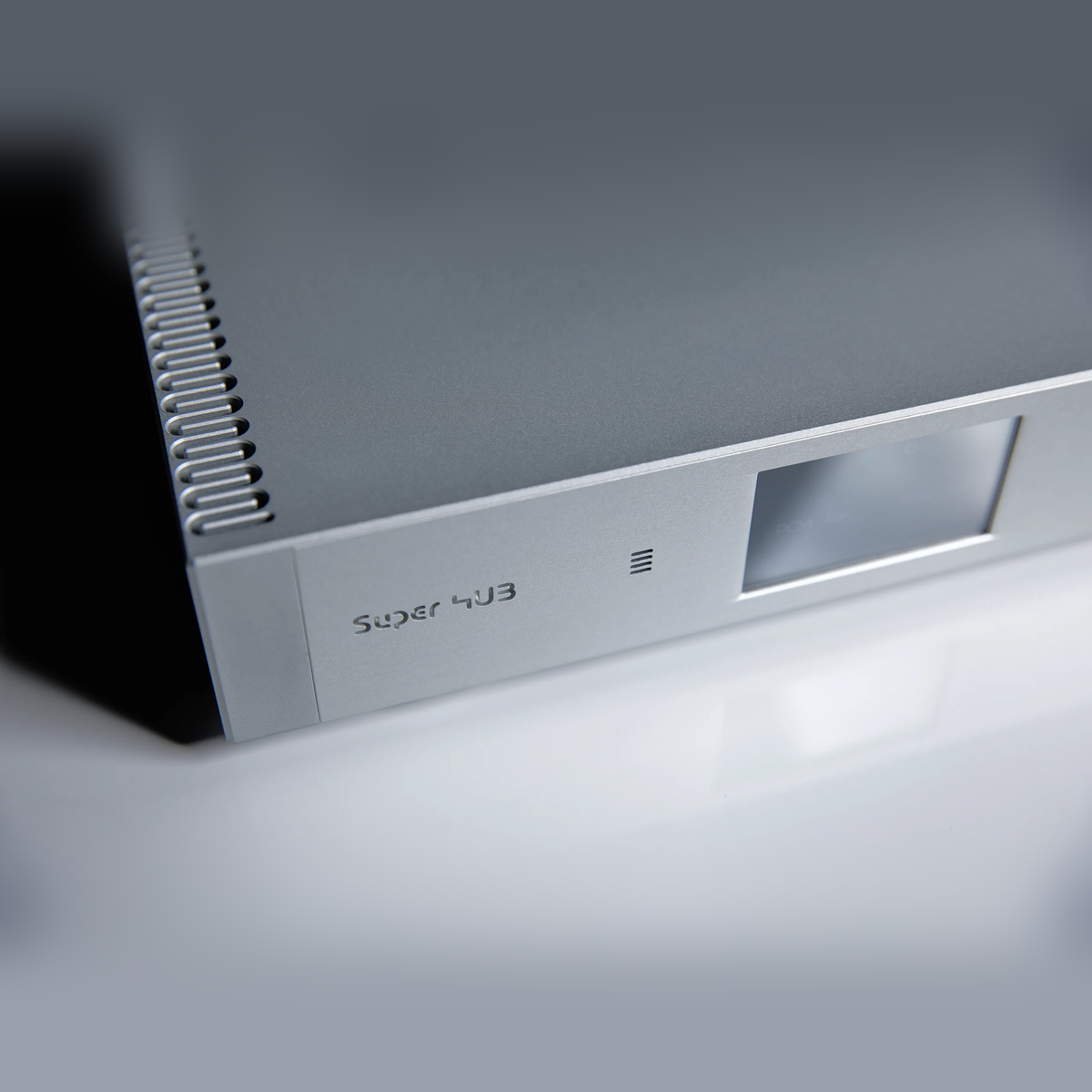 Audiobyte Super Hub MKII Streamer Displayansicht mit Touchscreen