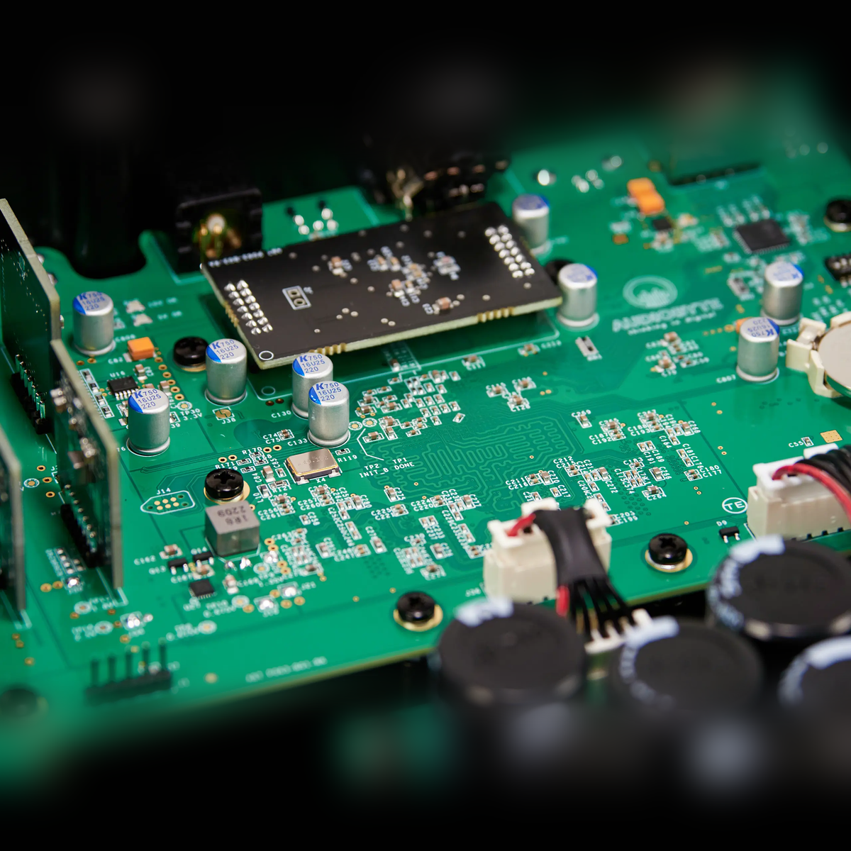 Audiobyte Super Hub MKII Streamer Innenansicht FPGA-Platine