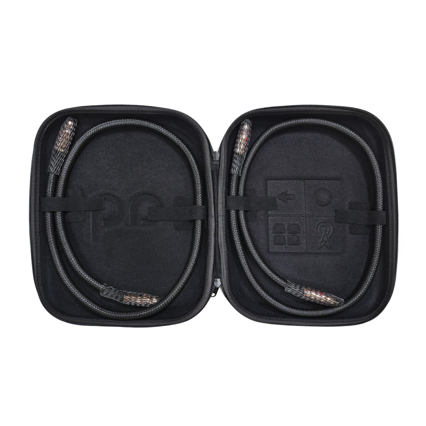 AudioQuest Black Beauty XLR-Kabel Lieferumfang – symmetrisches Kabelpaar im mitgelieferten Transportcase