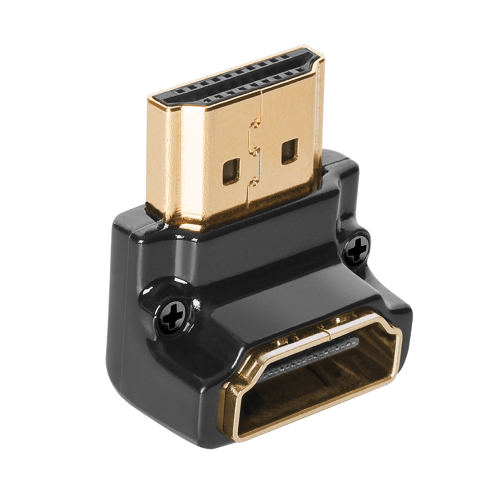 AudioQuest HDMI-Adapter 90 Grad Narrow-Side Winkeladapter Schrägansicht