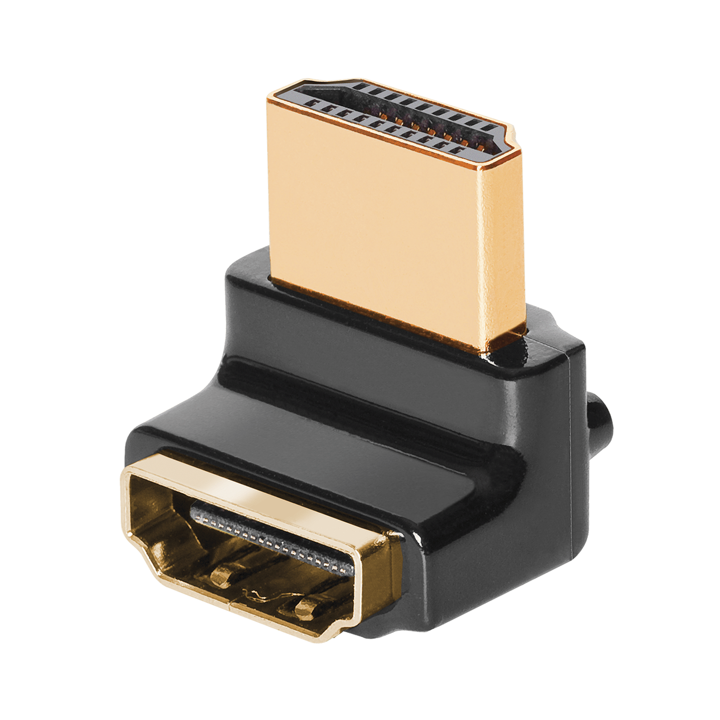 AudioQuest HDMI-Adapter 90 Grad Wide-Side Winkeladapter Schrägansicht