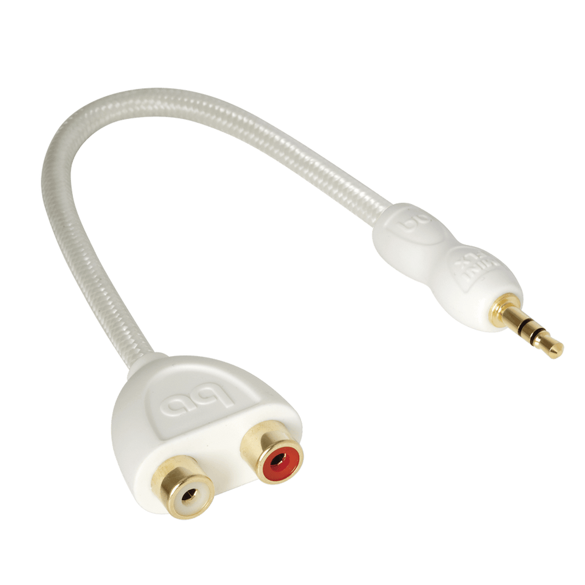 AudioQuest MINI-FLX3.52RCA Klinke/Cinch-Adapter 3,5 mm auf zwei Cinch-Buchsen Produktansicht