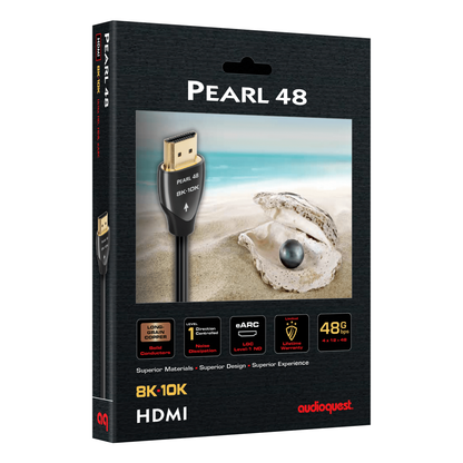AudioQuest Pearl 48 HDMI-Kabel Verpackung mit Long-Grain-Copper-Leitern für 8K-10K