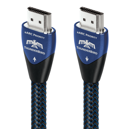AudioQuest ThunderBird 48 eARC-Priority HDMI-Kabel Produktansicht mit beiden eARC-Priority-Steckern